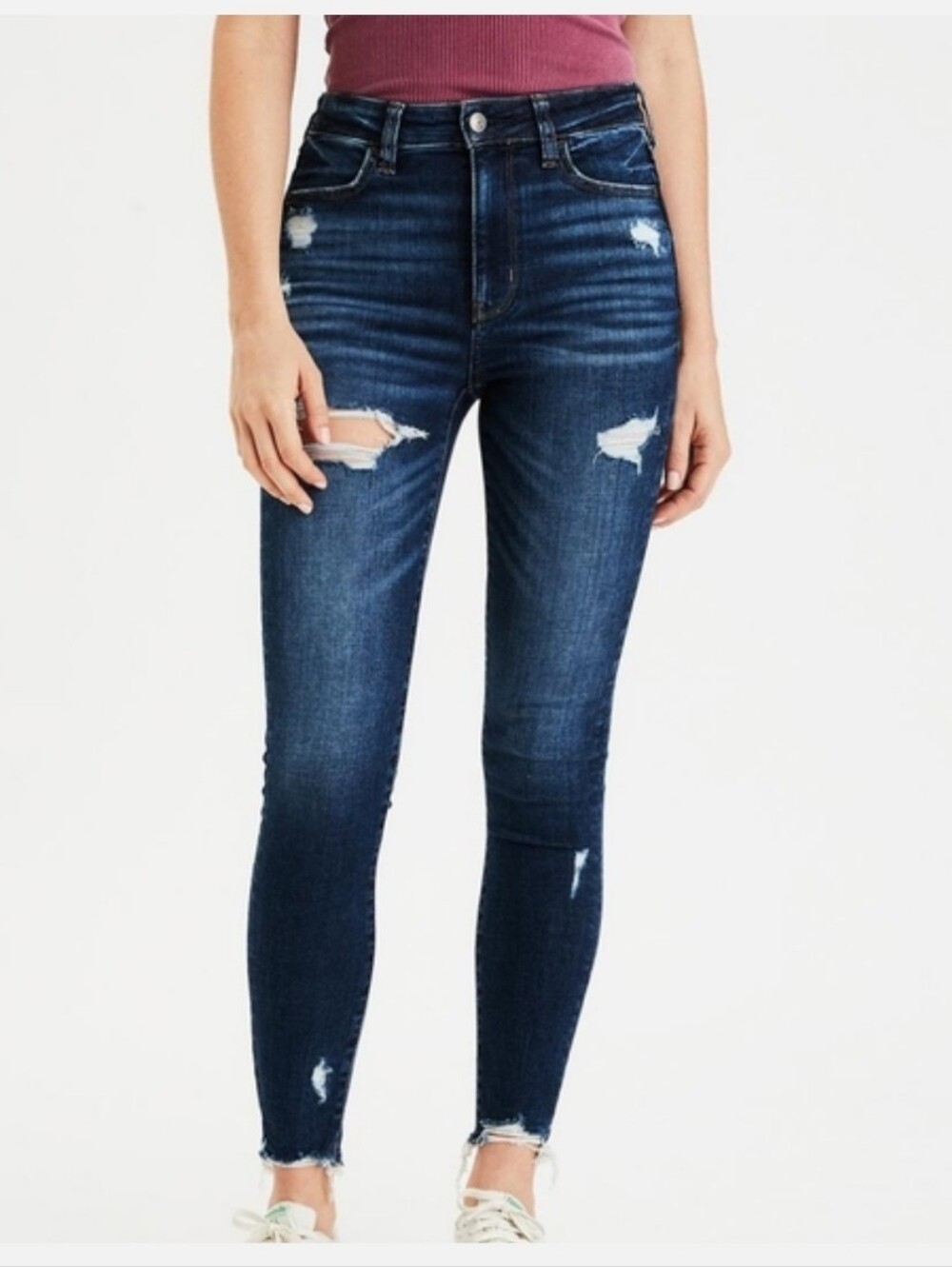 AEO Super High Rise Jegging Crop Jeans